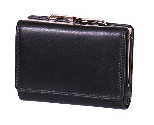 Porte cartes et monnaie femme en cuir souple avec grande fenêtre photo ID HLG32