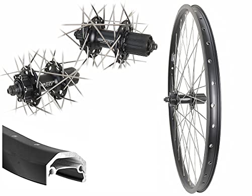 Bärwinkels 26' Hinterrad 8,-9,-10 Fach Disc 25-559 Shimano XT M756 Andra 40 verstärkt bis 180 kg schwarz