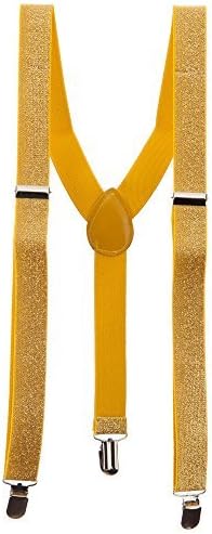 Sparkle Suspenders - Yellow OSFM