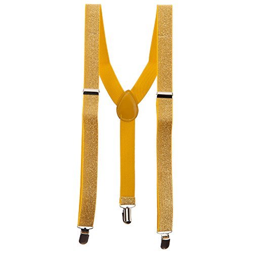 Sparkle Suspenders - Yellow OSFM