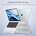 MOSISO Compatible with MacBook Air 15 inch Case 2026 2025 2024 2023 Release M4 M3 M2 A3241 A3114 A2941 Liquid Retina Display Touch ID, Protective Plastic Hard Shell Case Cover, Crystal Clear