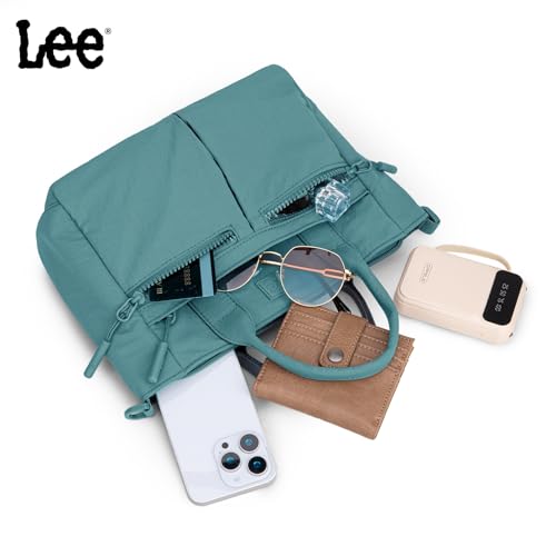 Image of Lee Small Crossbody Bag for Women Nylon Tote Bag with Multiple Pockets