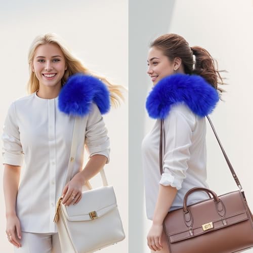 Image of 2 Pack Sheepskin Car Seat Belt Cover Pads | Long Wool Seatbelt Cushions