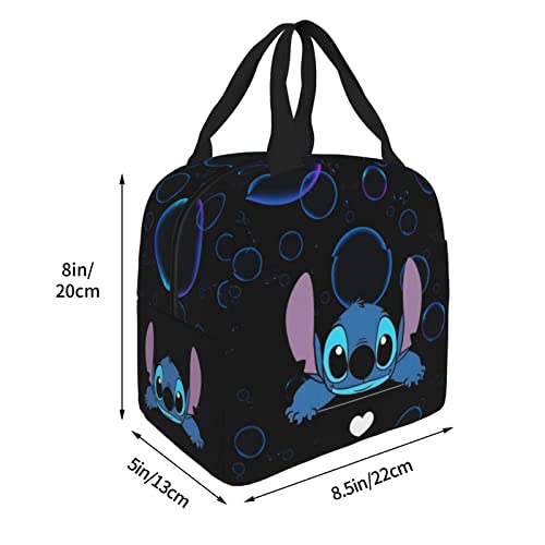 Ytvigl Anime Lunch Bags Insulation Portable Lunch Boxs Cute Cartoon Lunch Box Reusable Lunch Bag Women And Youth Work Picnic Travel #TOP1