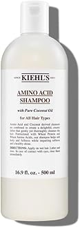 Amino Acid Shampoo, with Amino Acids and Coconut Oil to Clarify and Cleanse, Suitable for All Hair Types