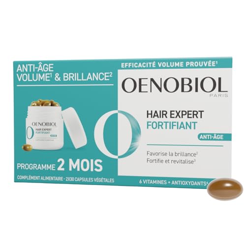 Fortifiant anti-âge Oenobiol Hair Expert pour brillance intense