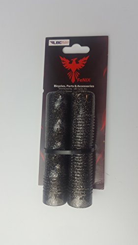 Lowrider Sparkle Flake Bicycle Grips, (Black)