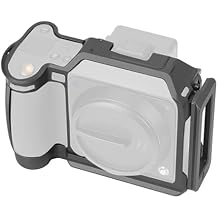 FALCAM Camera Cage for Hasselblad X2D X2D II, 6061 Aluminum Protective Cage with Modular Arca L-Plate, AirTag Compatible Slot, Lay-Flat Design, Multi-Point Mounting