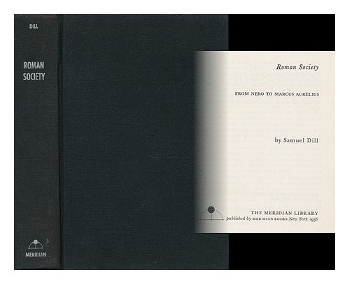 Roman Society - from Nero to Marcus Aurelius B000H42WUA Book Cover