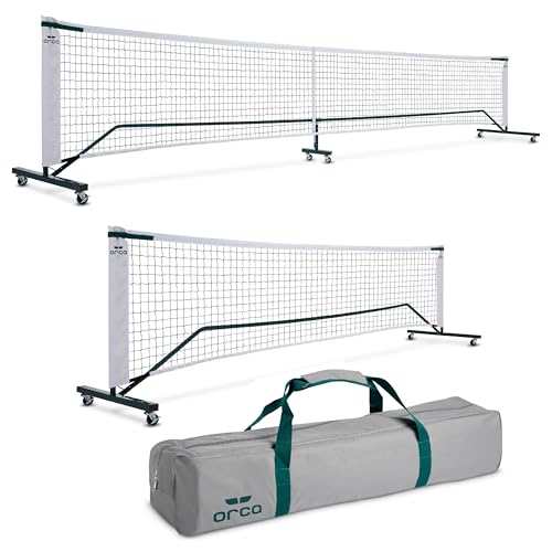 Image of Orca Pickleball Nets Multiple Styles, Full Court and Half Court Sets, Perfect for Indoor and Outdoor Pickleball Games
