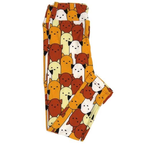 Lularoe Kids Sm-Med S/M Cats and Dogs Leggings fits Kids Sizes 2-6 1508-A22-099567 Multicoloured