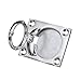 Seachoice 36681 Chrome-Plated Cast Brass Square Flush Hatch Ring Pull, 1-7/8