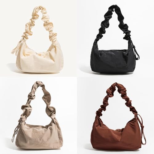 MOLERFO Cute Purse Adjustable 2 in 1 Drawstring Strap Shoulder Bag Cross Body Bag Women Nylon Summer Purse Y2k Small Purses4
