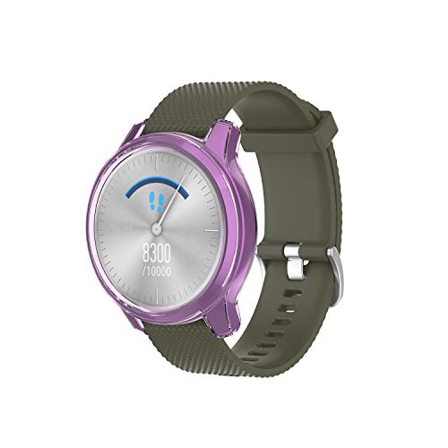 Tencloud Gevallen Compatibel met Garmin Vivomove Luxe/Stijl Beschermhoes Beschermhoes Beschermhoes Zachte TPU Bumper… - Image 8
