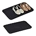 Produktbild Relaxdays 2 x Schuhabtropfschale groß, mit Profil, für Flur, Schrank, Auto, Schuhwanne gegen Schmutz HBT 3x60x40 cm, schwarz