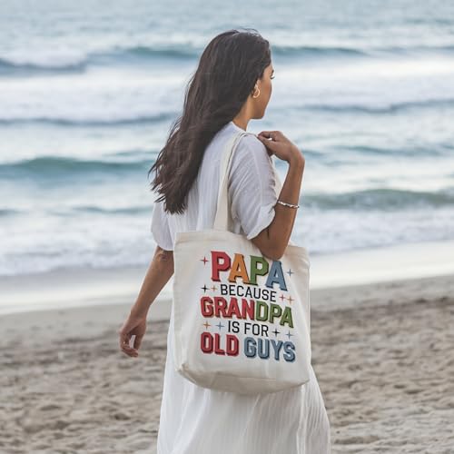 Bolsa tote de lona para mujer con bolsillo interior con cremallera miniatura 2