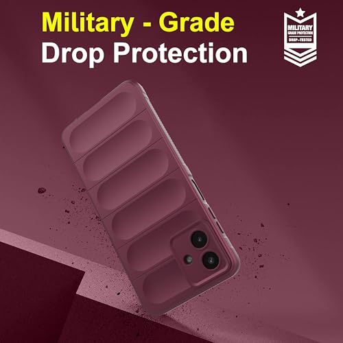 Image of Zapcase Back Case Cover for Samsung Galaxy A06 5G | Compatible for Samsung Galaxy A06 5G Back Cover | Liquid Silicon Magic Case with Camera Protection | Plum