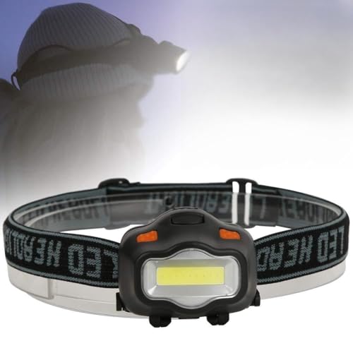 WGFOIP Mini-COB-Scheinwerfer-Stirnlampe für...