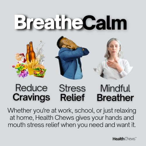 Limited Edition Minty Cane Aroma Hand Fidget Relief to Help and Naturally with Essential Oil | Chewable Breather Oral Fixation Aid Stick image 5