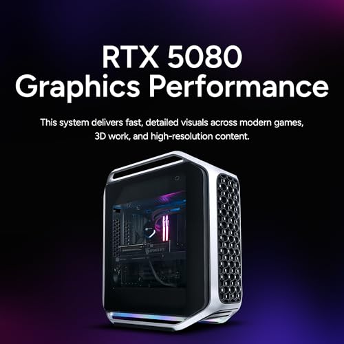Image of Cooler Master Cosmos Pro Gaming PC RYZEN 7 9800X3D RTX 5080 ATX Desktop PC | AMD Ryzen 7 9800X3D + NVIDIA RTX 5080 16GB Gaming PC, 32GB DDR5 6000MHz, 4TB M.2 SSD, 360mm AIO Cooler, Windows 11