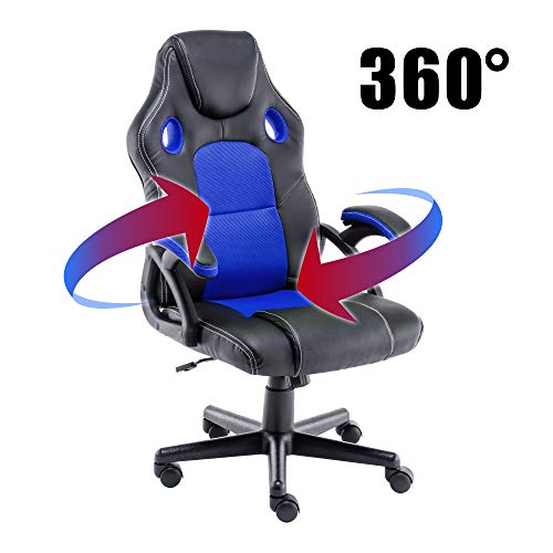 play-haha-Gaming-Chair-Racing-Style-Office-Swivel-Computer-Desk-Chair-Ergonomic-Conference-Chair-Work-Chair-with-Lumbar-Support-PU-Leatherwith-Adjustable-Task-Chair-Gas-lift-SGS-tested