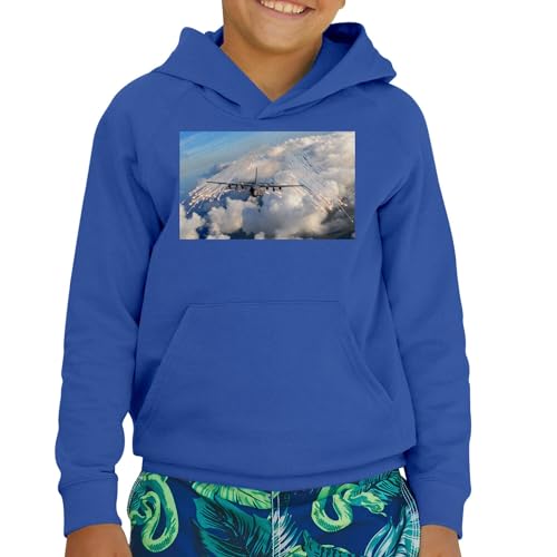 Sweat à capuche enfant avion militaire : un pull premium résistant pour l'école - 2