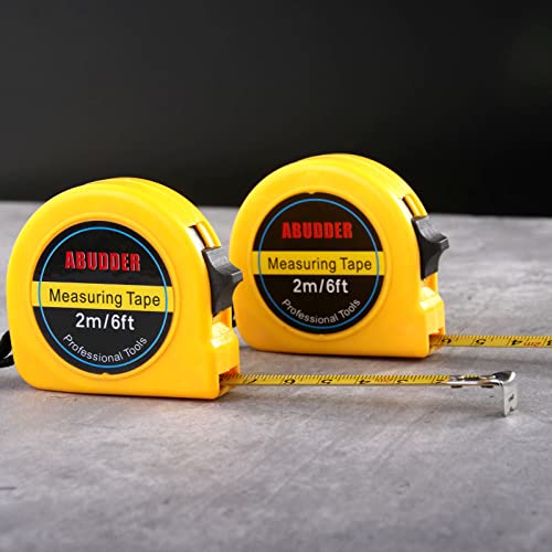 Abudder 8 Pack Metric Measuring Tape ,Small Tape Measures Retractable thumb #3
