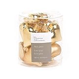 Die Herzen lassen sich an den Ösen befestigen. Die Ösen sind je nach Farbe der Sterne in Gold oder Silber gehalten
