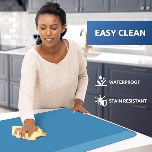 Image of 0.8 inch Thick Kitchen Mat Cushioned Anti Fatigue Rug Comfort Floor Mats | Water-Resistant, Non-Slip, Easy to Clean Comfort Floor Mat for Kitchen, Sink & Office, Multiple Colors & Sizes, 70 inch x 24 inch