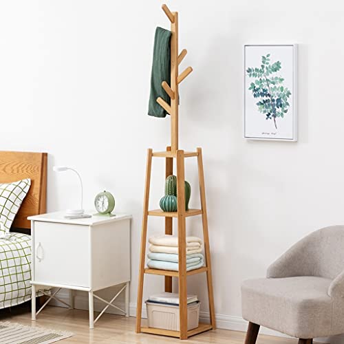 Étagère à manteau vertical robuste et meuble de rangement d'angle pour maison