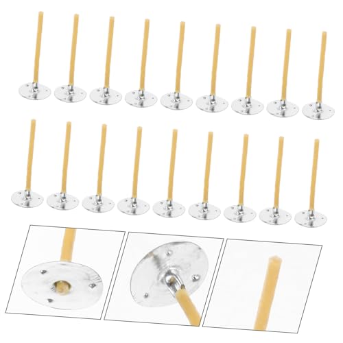 100 piezas mechas trenzadas para velas naturales miniatura 7