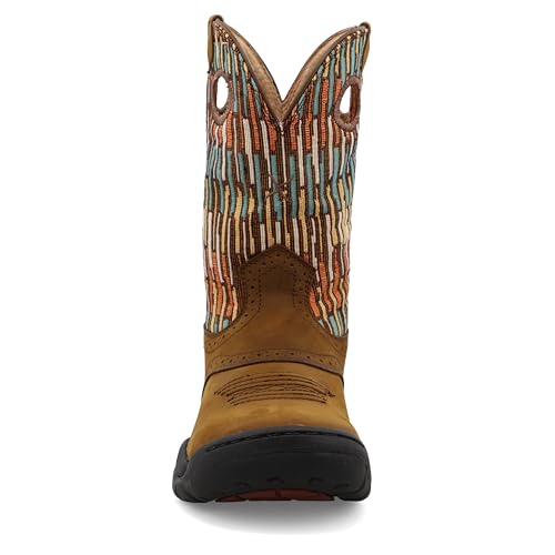 Image of Twisted X Women's 9 inch Pull On Soft Round Toe All Around Western Work Boot