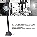 2-Pack LED Work Lights High Brightness Flexible Rotatable Gooseneck Lamps for CNC Machine Tools Industrial Equipment Adjustable Durable Lighting Solution