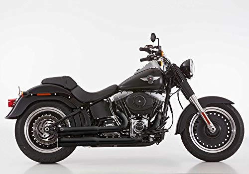 Marmitta compatibile con HARLEY DAVIDSON SOFTAIL Fat Boy Lo/Special 2012 – 2016 FLSTFB FALCON Double Groove.