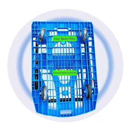 Carretilla de mano plegable pequeña y ligera miniatura 6
