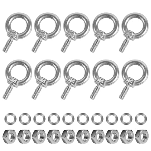 Sliverdew 548238_2_UIMJ4YVF 10 Pack M4 Eyebolt With Nut cover