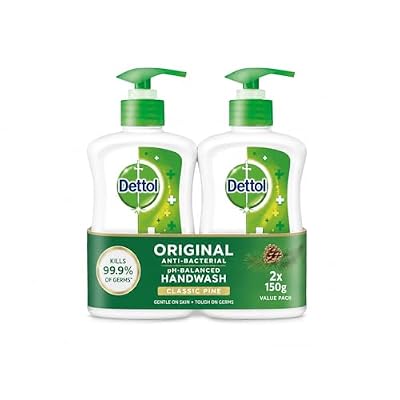 Dettol Classic Pine Anti-bacterial Liquid Hand Wash 150g x 2 Packs