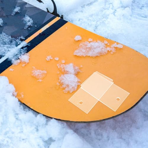 HONITANO Raspador de Cera para Snowboard 2 Piezas, Herramienta de Acero Inoxidable Transparente para Mantenimiento y Eliminación Rápida de Cera en Tablas de Esquí, Accesorio - imagen 7
