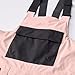 VOGFFR Boys Snow Pants,Girls Boys Snow Pants Kids Insulated Bib Overalls Fashion Waterproof Ski Bibs Snowboard Outfit with Adjustable Strap Pink