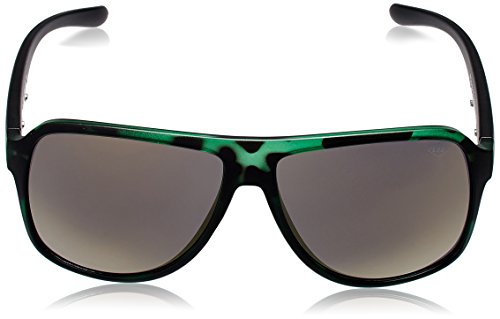Image of Lee Cooper Square Sunglasses (Green) (LC9060FOBGRN|57)