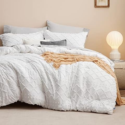 Bedsure Boho Oversized Queen Comforter Set Cover