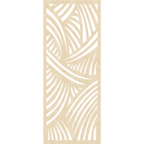 Image of Chester Decorative Pierced Fretwork Wood Wall Panels, 27 3 /8 inchW x 69 3 /8 inchH x 3 /8 inchT, Birch
