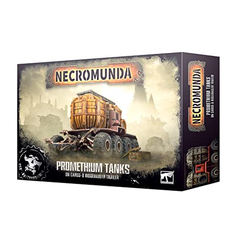 Games Workshop Necromunda: Promethium Tanks on Cargo-8 Ridgehauler Trailer