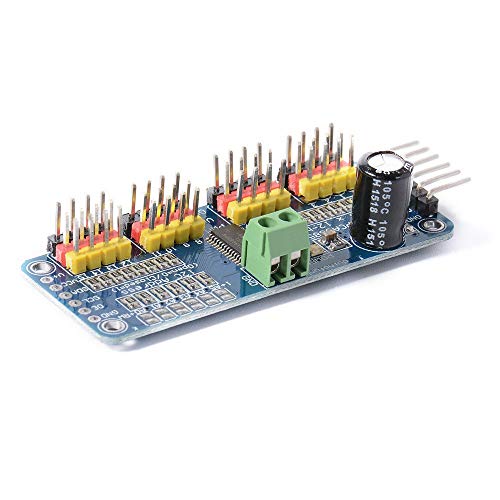 Image of 16-Channel 12-bit PWM Servo Motor Driver I2C Module(1, PCA9685)