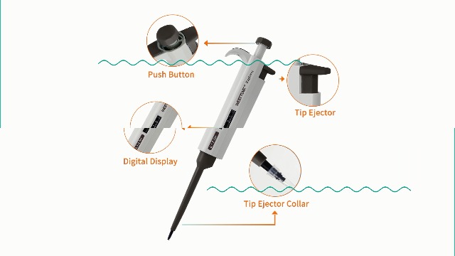 WEST TUNE 10-100μL Micropipette High-Accurate Pipettor Adjustable