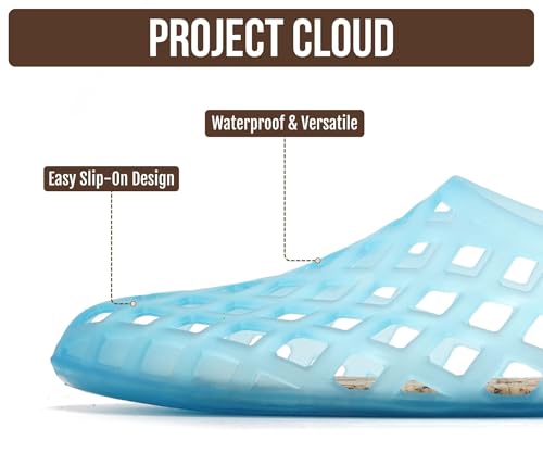 Image of Project Cloud Jelly Shoes Women - Lightweight & Water-Resistant Women's Flats Sandals - Non Slip Womens Shoes - Perfect Summer Jelly Flats for Women 2026 (Jellz)