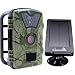 MyCommand Solar Trail Camera 12MP Animal Game Time Lapse Cam with Night Vision Motion Activated, IP66 Waterproof 1080p Spy Outdoor Deer & Wildlife Hunting. (12MP Camera and Solar Power Pack Bundle)