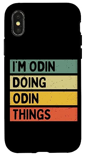 I'm Odin Doing Odin Things �ʔ������� �X�}�z�P�[�X iPhone X/XS �p