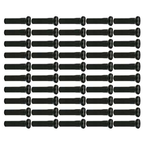 image for Generic 50 Pieces Sturdy Bike Spoke Nipples, Wheel Spoke Nipples Decor