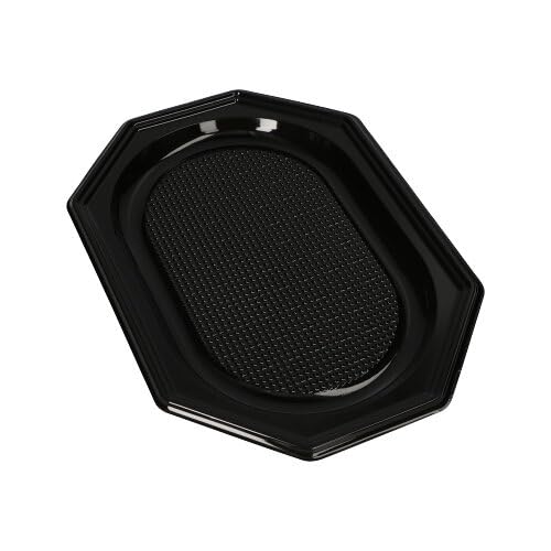 Starpak 100 Servierplatten, PET 34 cm x 25 cm schwarz